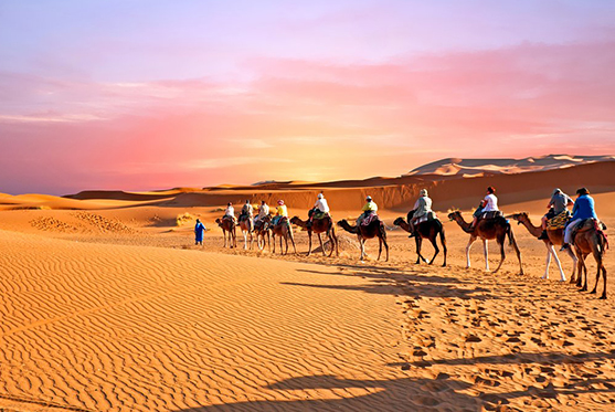 3-day desert tour from Marrakech to Merzouga with camel ride and overnight camp