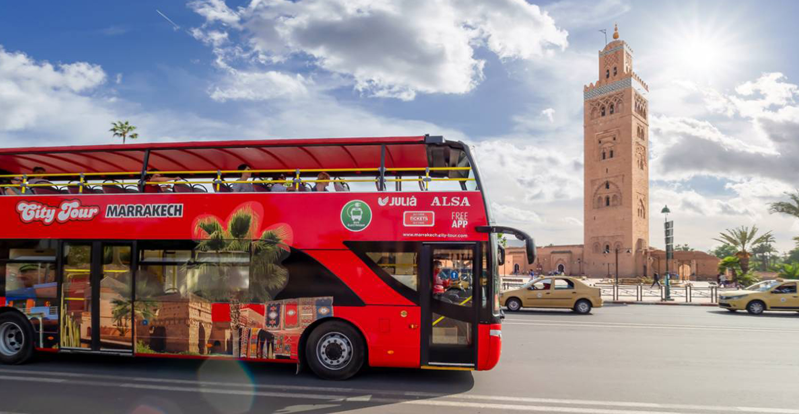 Tourist transport vehicle in Morocco